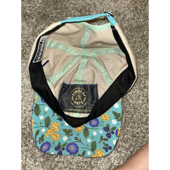 Findlay Adjustable Hat Tropical‎ Hawaii Flowers - Picture 3 of 4